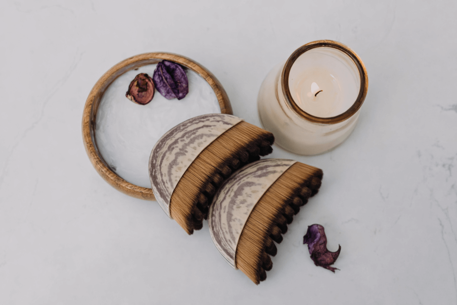 Brosse Drainage Lymphatique Visage ALMA RITUAL™ | Réduit Les Poches & Visage Gonflé